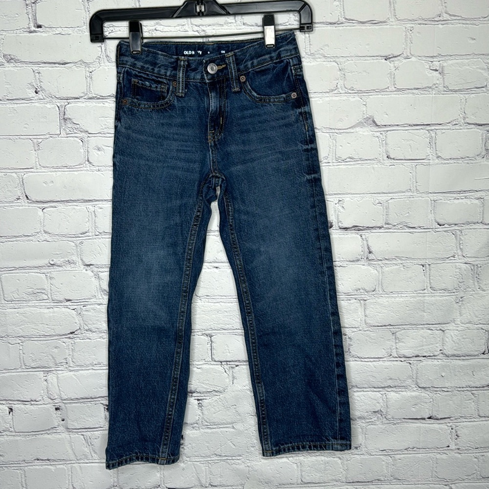 Old Navy Boys Dark Wash Loose Fit Jeans